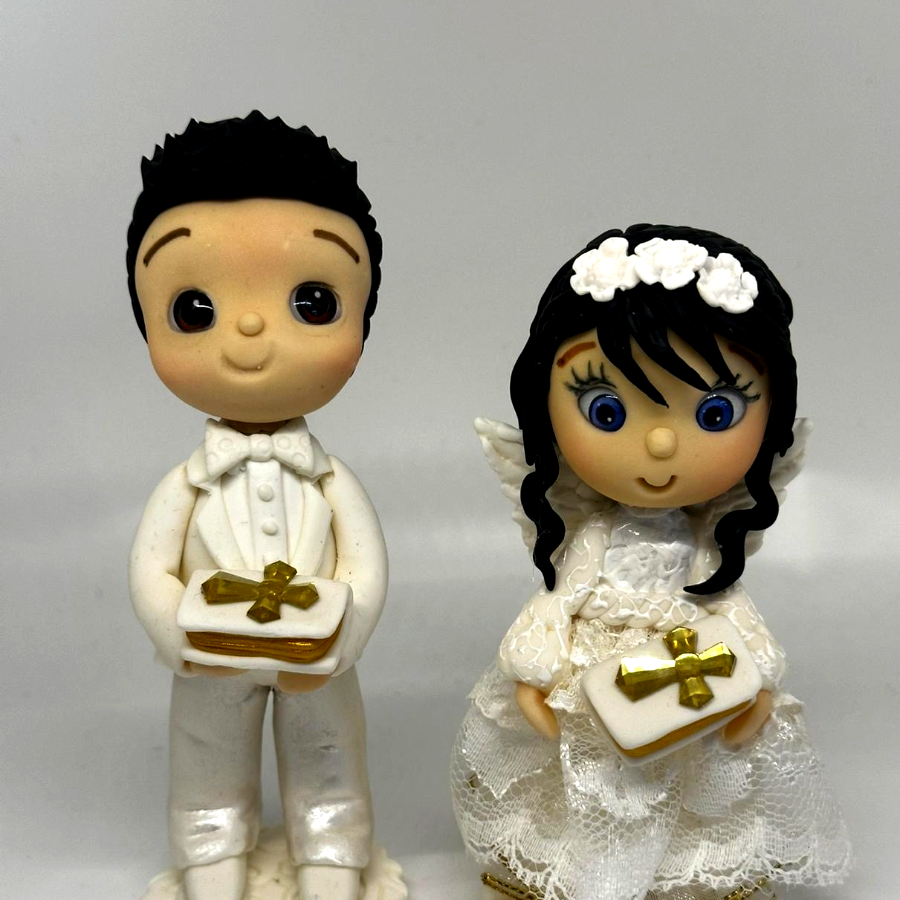 Cake topper bautizo