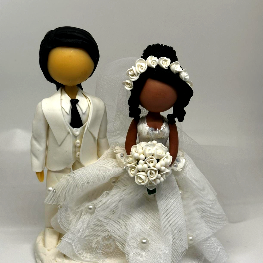 Cake topper novios