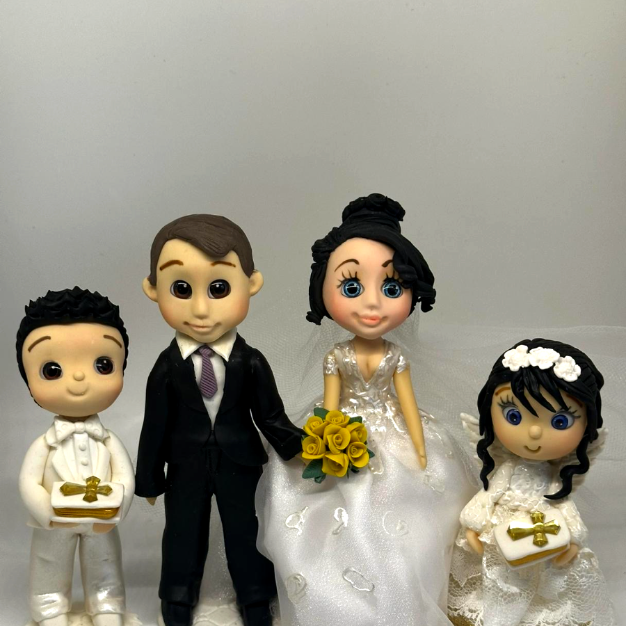 Cake topper familia