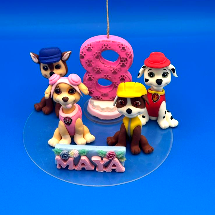 Vela temática Paw Patrol